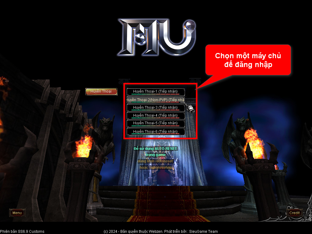 Chức năng chính của Game MU Tàn Sát Chức năng chính của Game MU Tàn Sát